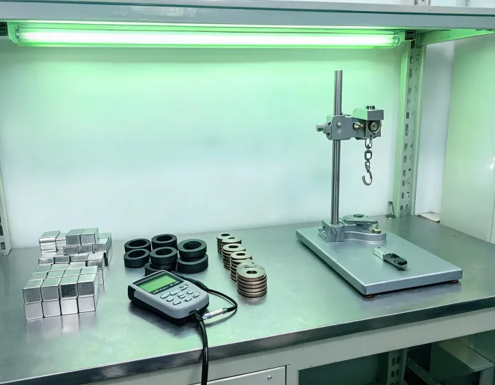Permanent magnet engineering bench